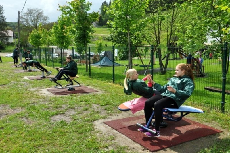 Fitnes na prostem Na dlani